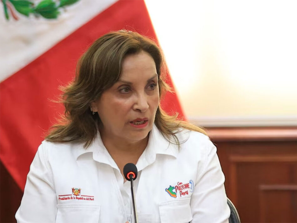 Una encuesta confirma la desaprobación masiva de la presidenta peruana