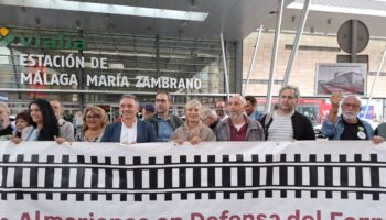 Enrique Santiago plantea un “gran acuerdo social en torno al ferrocarril” para “revitalizarlo en toda España” y en el que participen “fuerzas políticas, sociales y sindicales”