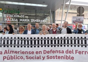 Enrique Santiago plantea un “gran acuerdo social en torno al ferrocarril” para “revitalizarlo en toda España” y en el que participen “fuerzas políticas, sociales y sindicales”