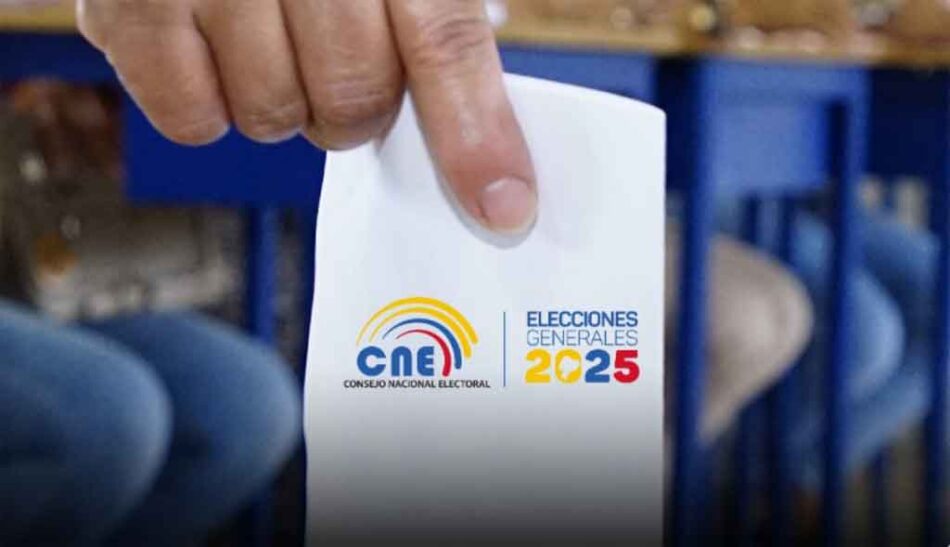 Encuesta avizora un empate técnico en elecciones de 2025 en Ecuador