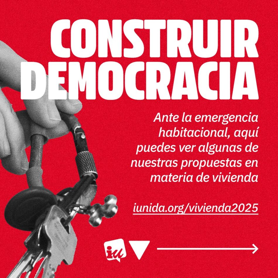 IU arranca el proceso “abierto y participativo” de su Convocatoria por la Democracia que Maíllo ve imprescindible para enfrentar “el deterioro de las instituciones y auge de las derechas populistas”