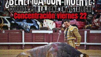 PACMA condena el uso de la tauromaquia en un evento benéfico por la DANA y llama a la movilización ciudadana en Madrid