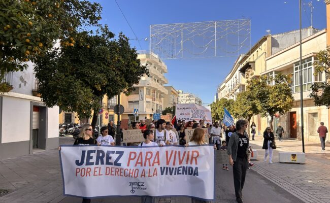 Organizaciones políticas locales reclaman atención a la vivienda en Jerez tras la movilización de este sábado