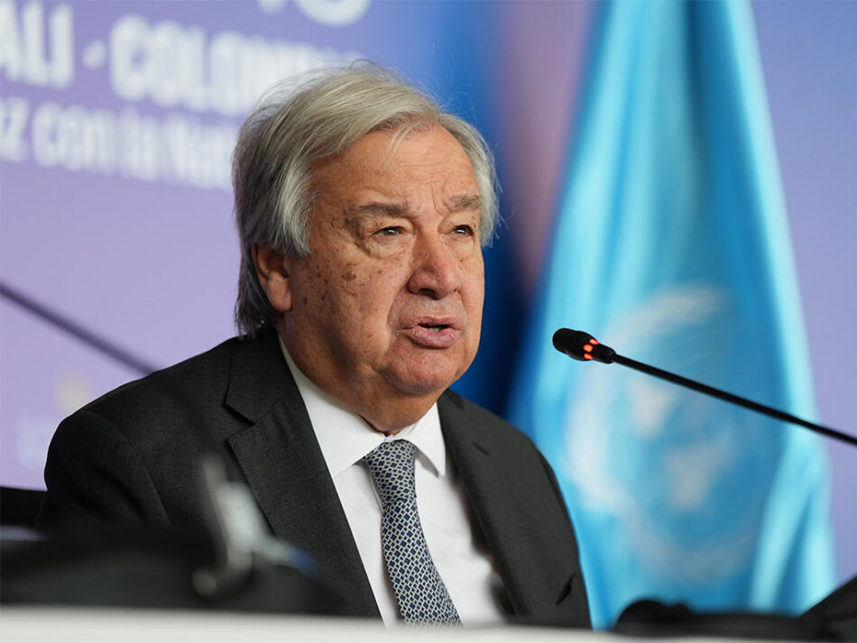 Guterres viaja a Brasil para reunión anual del G20