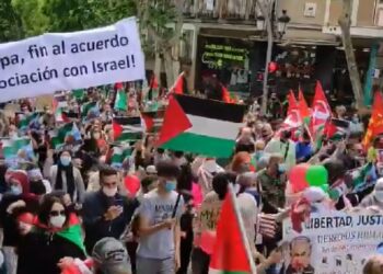 La Puerta del Sol reúne este sábado a sindicatos, artistas y organizaciones religiosas para exigir el Alto el Fuego en Palestina