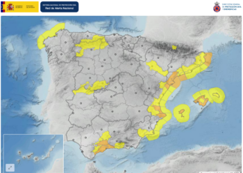 Protección Civil y Emergencias mantiene la alerta por fuertes precipitaciones en zonas del Mediterráneo y Andalucía