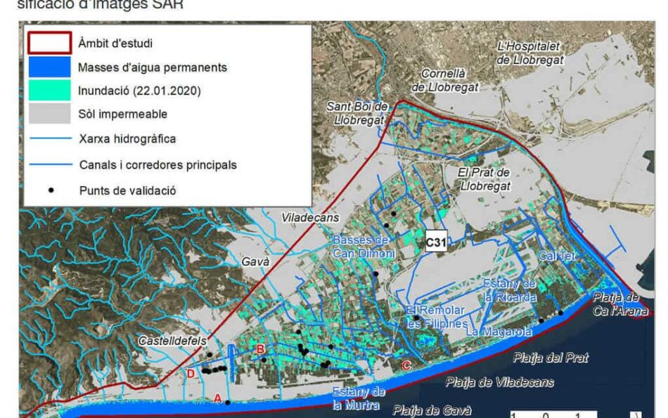 Ecologistes: «Seguir construint al Delta del Llobregat ens aboca al desastre, com s’ha tornat a demostrar al País Valencià»