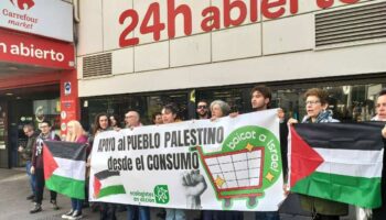 Día sin Compras: acción de boicot a Carrefour por su complicidad con el genocidio en Gaza