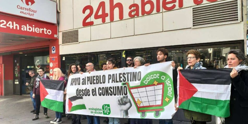 Día sin Compras: acción de boicot a Carrefour por su complicidad con el genocidio en Gaza