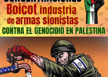 Del 22 al 30 de noviembre, únete a concentraciones en 12 ciudades españolas para denunciar la industria armamentística sionista y la complicidad del gobierno español