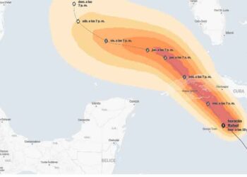 Cuba alerta ante inminente azote de huracán Rafael