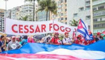 Marcha de los Pueblos: una protesta pide el fin del genocidio en Gaza en vísperas de la cumbre del G20