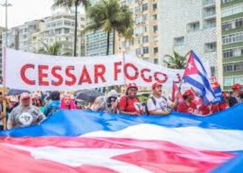 Marcha de los Pueblos: una protesta pide el fin del genocidio en Gaza en vísperas de la cumbre del G20