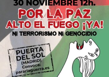 Concentraciones por todo el país exigirán el Alto el Fuego en Palestina el 30 de noviembre