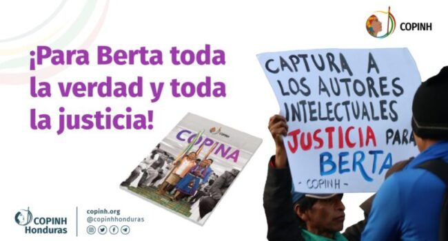 Honduras: Sala Penal confirma sentencias contra asesinos de Berta