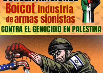 Movilizaciones estatales por el boicot de armas sionistas, contra el genocidio en Palestina