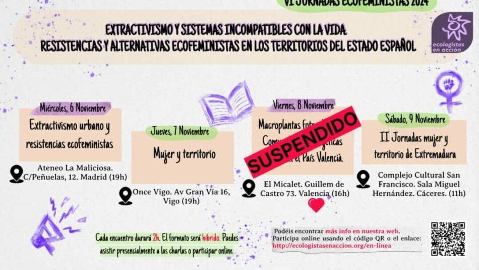 II Jornadas Mujer y Territorio en Extremadura. Extractivismo y economía insostenible. Alternativas ecofeministas