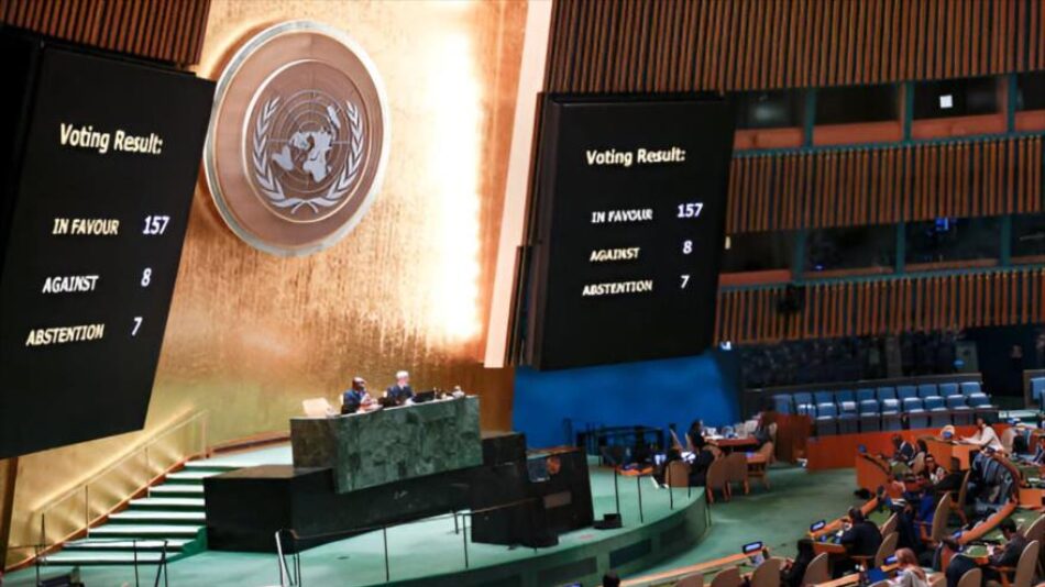 Asamblea General de la ONU vota por la creación de un Estado palestino