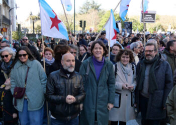 Ana Pontón pide a Rueda que escoite a “marea de dignidade” que lle di si a Galiza e non a Altri