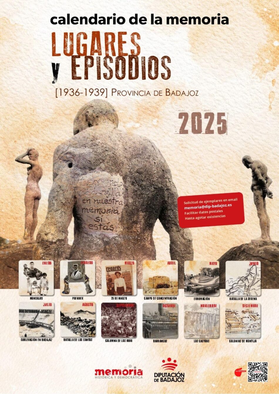 La Diputación de Badajoz edita ‘El Calendario de la Memoria’