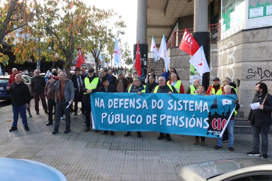 Pensionistas e xubiladas da CIG reclaman que a pensión mínima sexa igual ao SMI