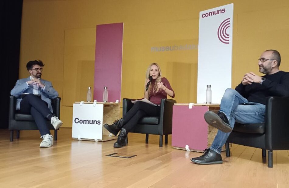 Javier Pacheco participa en un acte de Badalona En Comú defensant els drets laborals en l’era digital