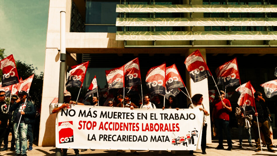 CGT advierte sobre los datos de siniestralidad laboral y califica de «muy preocupantes» las 664 muertes hasta octubre