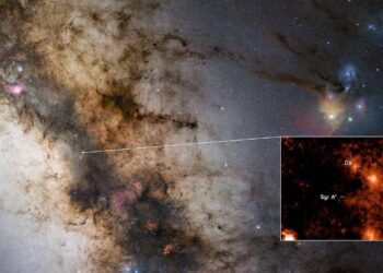 Descubren el primer sistema binario cerca del agujero negro supermasivo de nuestra galaxia