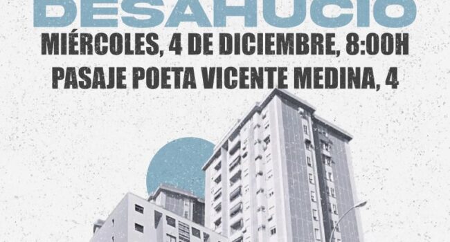 Alerta desahucio: El banco Sabadell quiere desahuciar a una familia con dos menores, el  4 de diciembre en Alicante