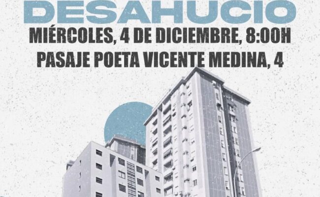 Alerta desahucio: El banco Sabadell quiere desahuciar a una familia con dos menores, el  4 de diciembre en Alicante