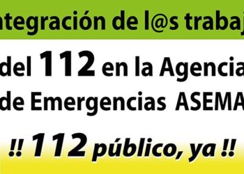 El 112 Andalucía termina 2024 y comienza 2025 en huelga.  CGT considera «patética e impresentable» la campaña #AndaluciaTeCuida