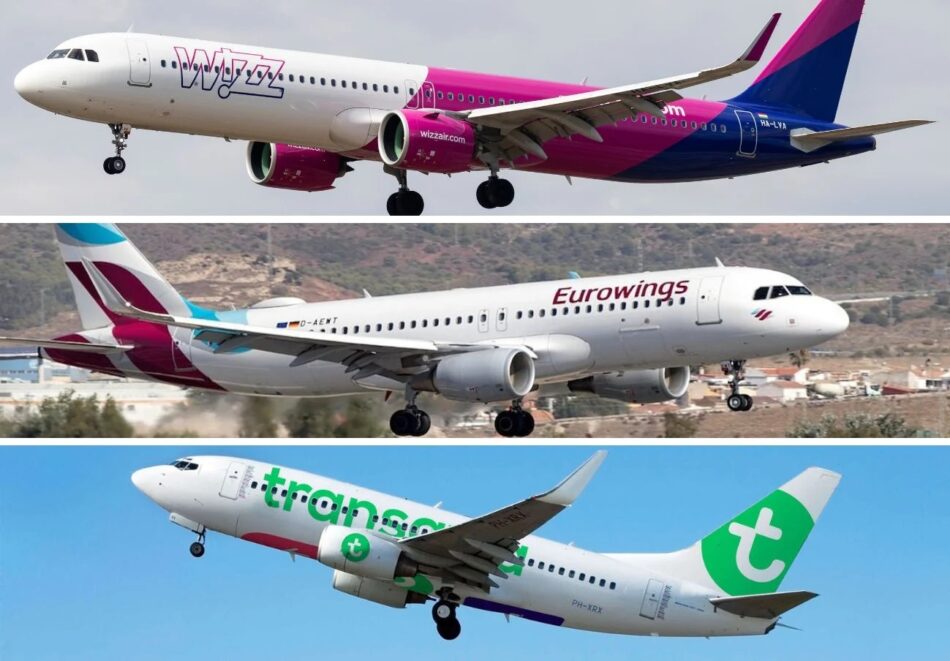 FACUA pide a Consumo que abra expedientes sancionadores a Wizz Air, Transavia y Eurowings por el recargo ilegal del equipaje de mano