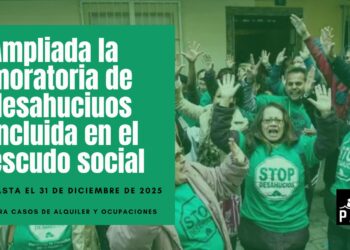 Ampliada la moratoria de desahucios de alquiler y ocupación hasta el 31 de diciembre de 2025