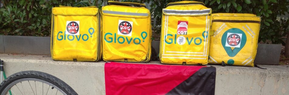 CGT se persona contra la empresa Glovo