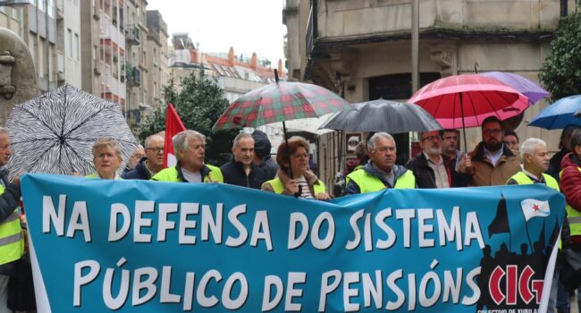 A CIG convoca protestas todos os martes mentres non se aprobe a suba das pensións