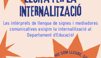 Vaga al servei d’interpretació de l’àmbit educatiu postobligatori per la internalització