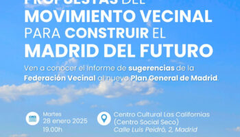 La FRAVM presenta sus propuestas para construir el Madrid del futuro