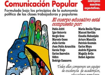 Chile: 8 de enero comienzó Escuela de Comunicación Popular y Contenidos Políticos