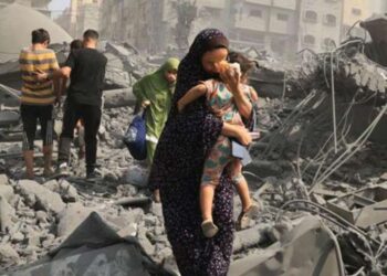 Casi toda la población de Gaza fue expulsada de sus hogares