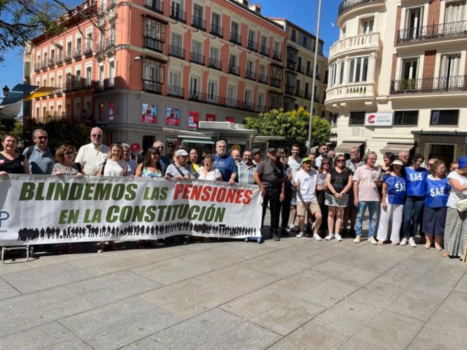 La Mesa Estatal por el Blindaje de las Pensiones ante las votaciones sobre las pensiones en el Congreso