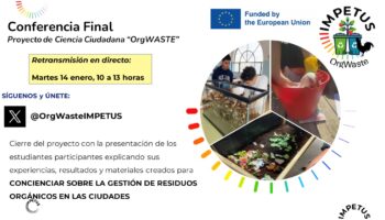 Estudiantes de secundaria de Sevilla presentan sus resultados científicos en el cierre del proyecto “OrgWaste”