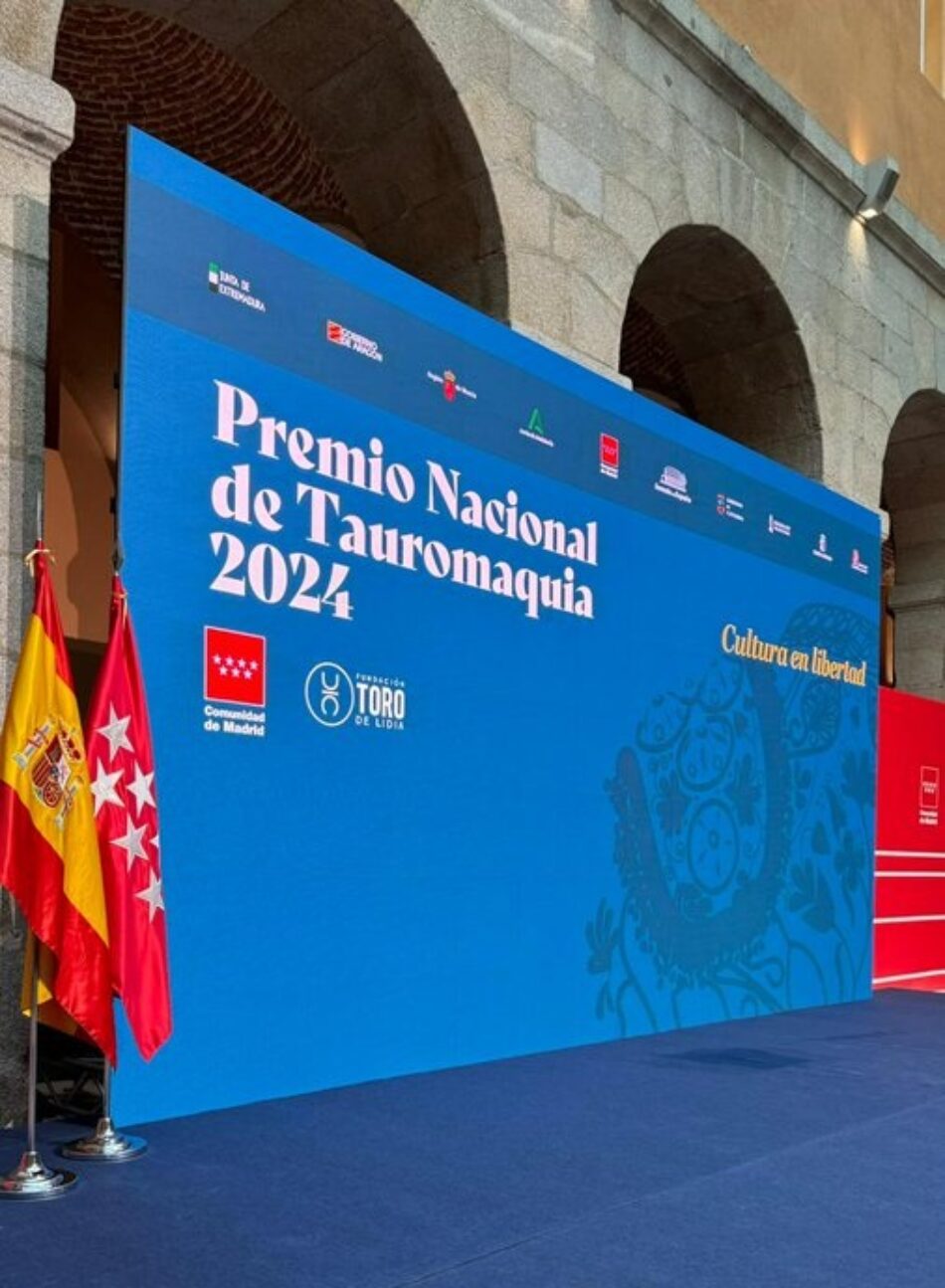 PACMA rechaza el nuevo Premio Nacional de Tauromaquia en el día de su presentación