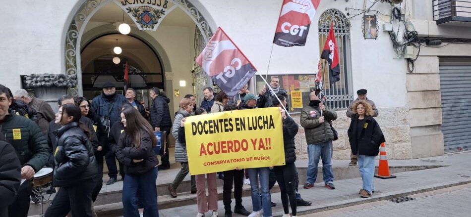 El sindicato CGT convoca cinco días de huelga en el conservatorio de música de Buñol (Valencia)