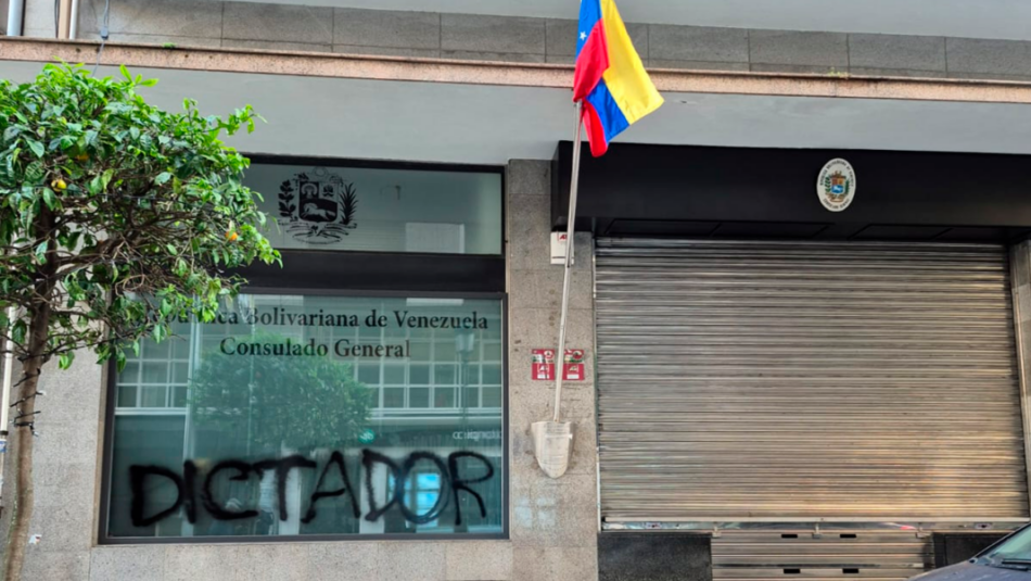 Consulado de Venezuela en Vigo es atacado por sectores extremistas del fascismo