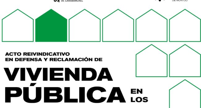 Colectivos de Carabanchel y Aluche se movilizan el 1 de febrero para exigir vivienda pública en los terrenos de la antigua cárcel