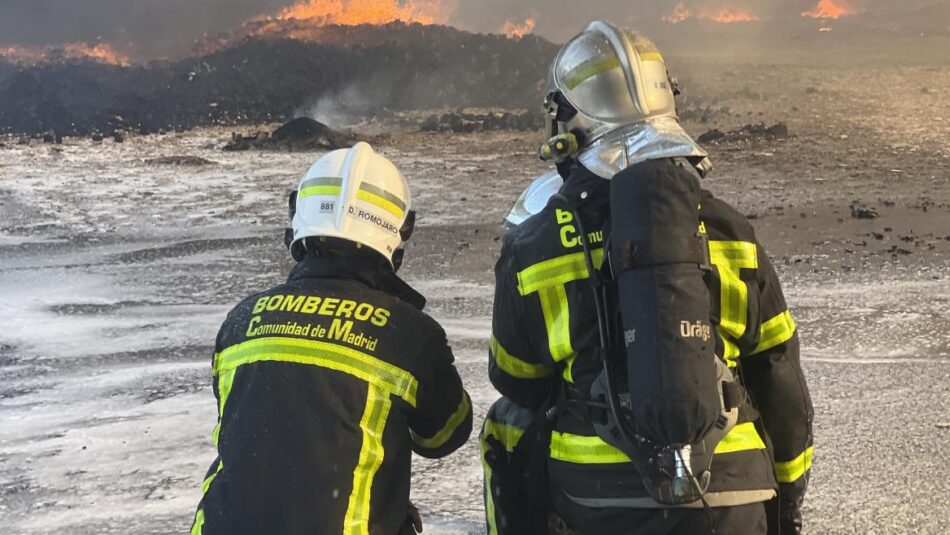 El Cuerpo de Bomberos de la Comunidad de Madrid reduce la respuesta operativa por falta de trajes de sustitución