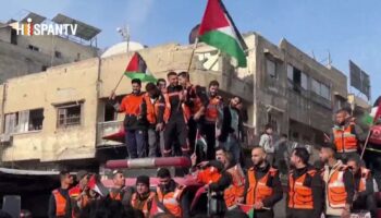 HAMAS e Israel comienzan intercambio de prisioneros tras alto el fuego