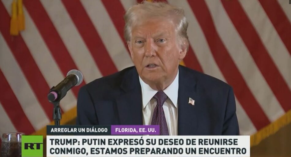 Trump afirma que se está preparando un encuentro con Putin