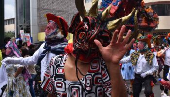 Diablada pillareña en Ecuador, máscaras y tradición