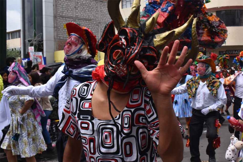 Diablada pillareña en Ecuador, máscaras y tradición